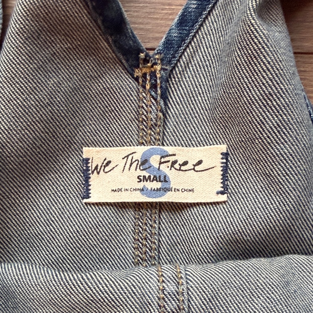 We The Free Blue Denim overalls - Picture 2 of 5